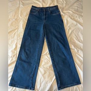No. 6 Wide Leg True Blue Jeans - Size 1